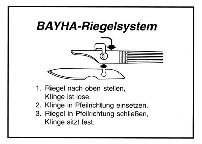 Bayha Skalpell Riegelsystem